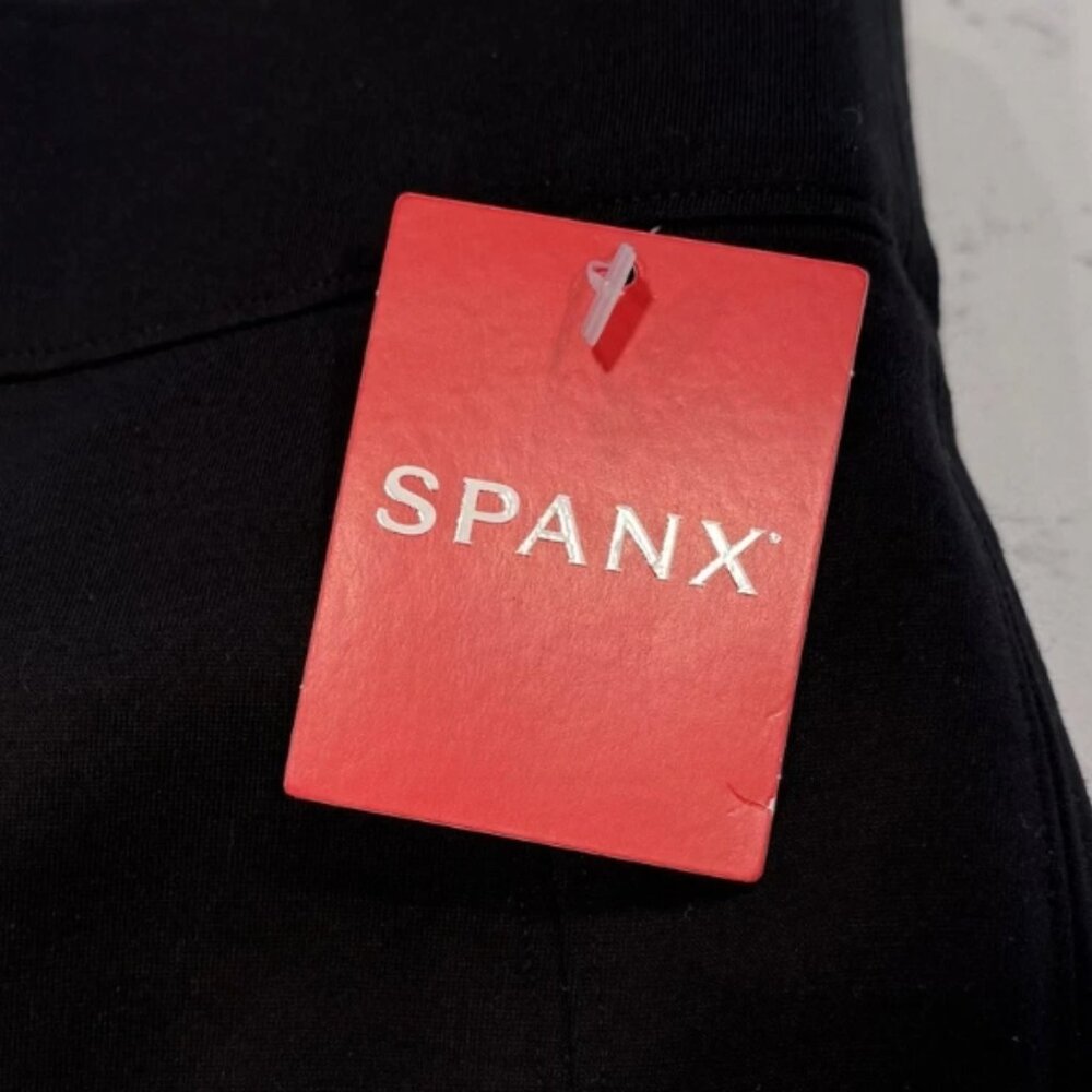 SPANX Pbp Perfect Slim Straight Pants Classic Black Womens  Size XL NEW WITH TAG - Picture 4 of 11